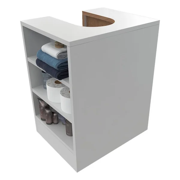 Rans Banyo Dolabı, Wc Alt Lavabo Dolabı (Mdf) - Beyaz - Görsel 2