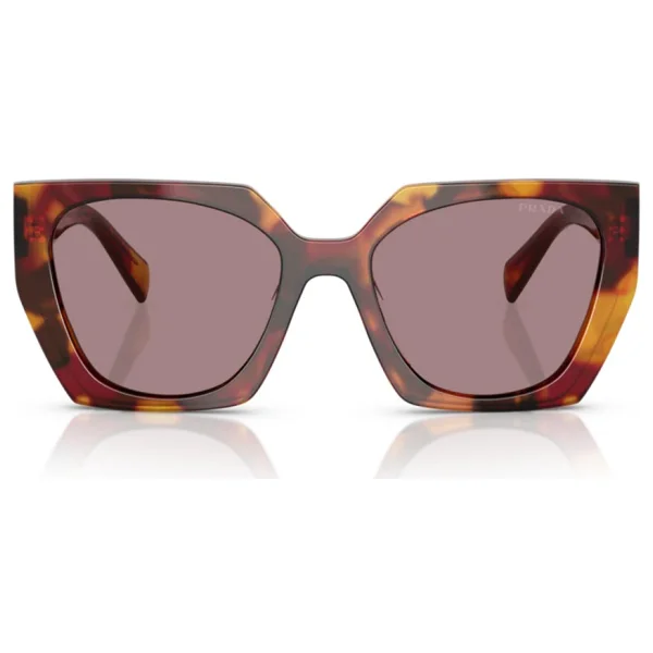 Prada Pr 15ws 22a20ı Poppy Tortoise-Light Purple Kadın Güneş Gözlüğü - Görsel 4