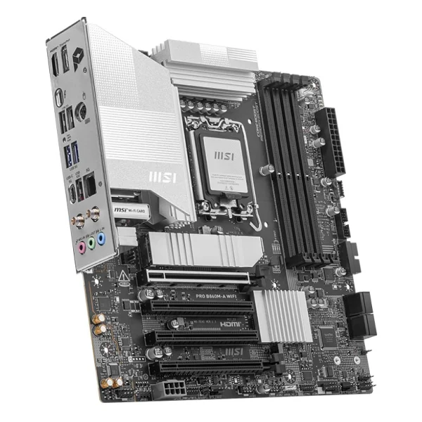 Msı Pro B860m-A Wi-Fi Intel Lga1851 DDR5 Micro Atx Anakart - Görsel 3
