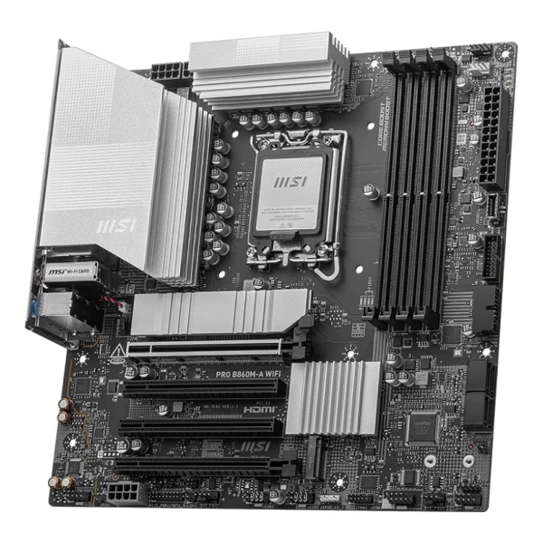 Msı Pro B860m-A Wi-Fi Intel Lga1851 DDR5 Micro Atx Anakart - Görsel 4
