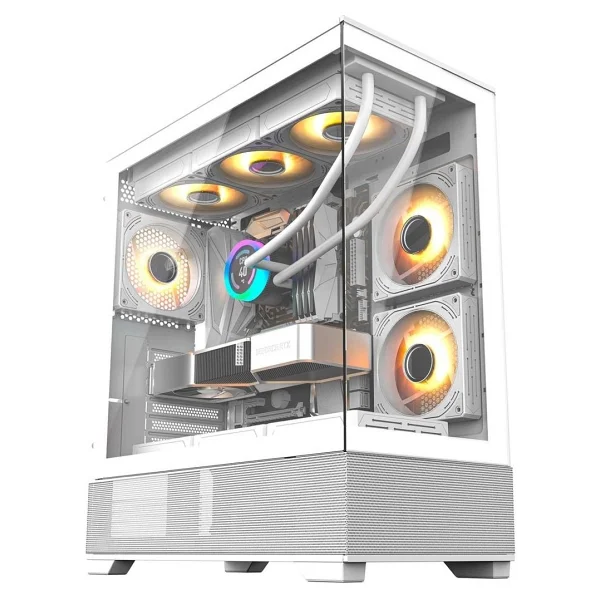 Havit CF925 RGB Fanlı Beyaz E-ATX Oyuncu Kasası - Görsel 2