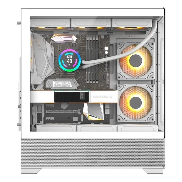Havit CF925 RGB Fanlı Beyaz E-ATX Oyuncu Kasası - Görsel 3