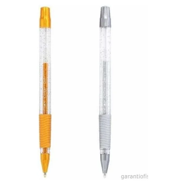 Pensan 1.0 mm Altın Glitter Jel Kalem - Görsel 5