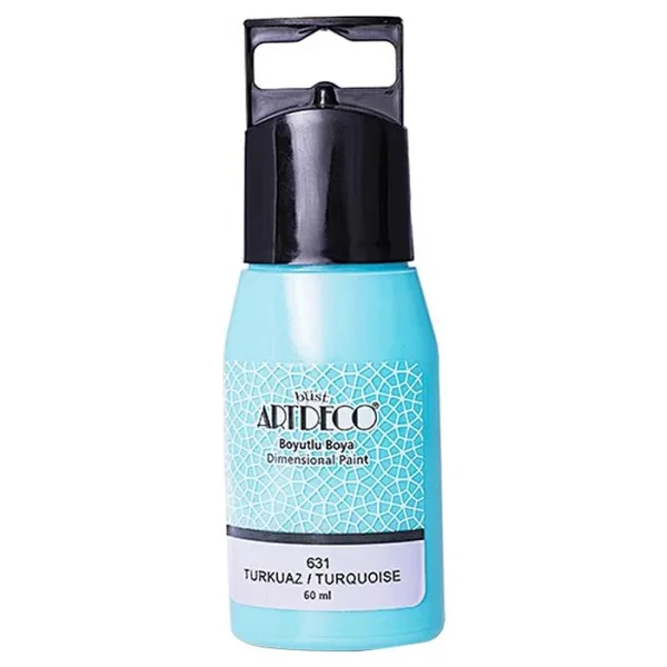 Artdeco 042c Boyutlu Boya 631 Turkuaz 60ml - Görsel 2