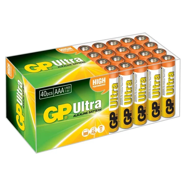 Gp Lr03 Ultra Alkalin 40'lı Aaa İnce Kalem Pil - Görsel 4