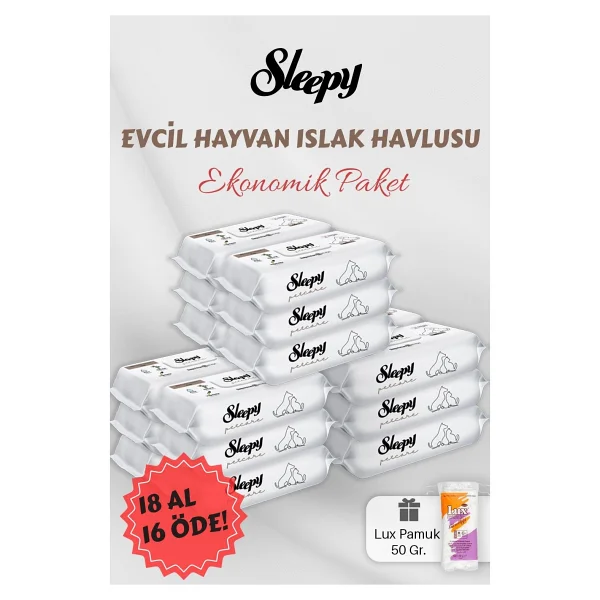 Sleepy 18 Al 16 Öde Evcil Hayvan Mendili - Görsel 3