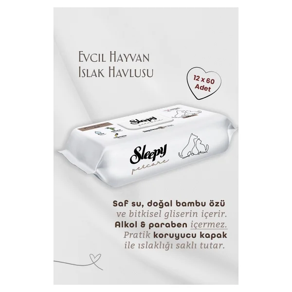 Sleepy 12 Al 10 Öde Evcil Hayvan Mendili - Görsel 2