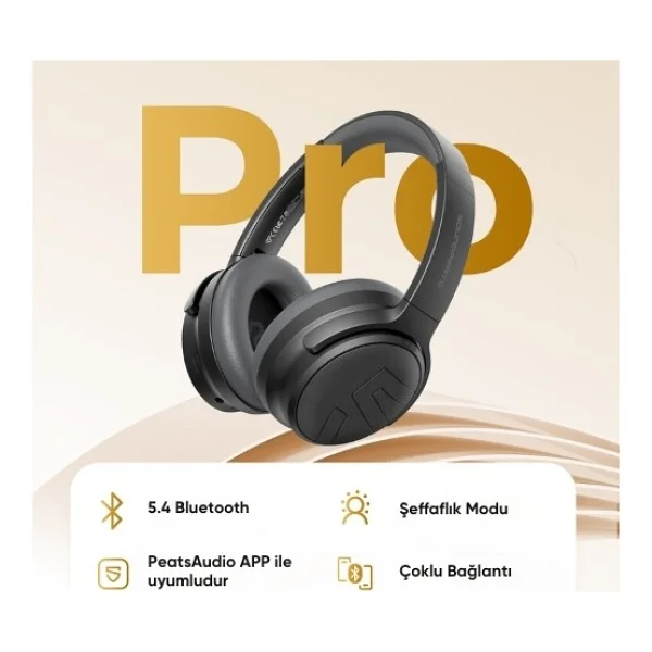 Soundpeats Space Pro ANC Kulak Üstü Bluetooth Kulaklık - Görsel 5