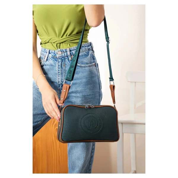 Just Polo Kadın Taş-Lacivert Omuz Ve Çapraz Askılı Çantası-Bd6000 - Görsel 6
