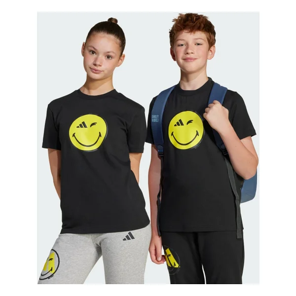Adidas X Smileyworld Graphics Kısa Kollu Bisiklet Yaka Çocuk Tişört - Görsel 2