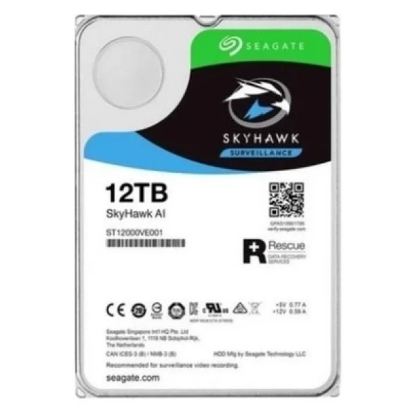 Seagate Skyhawk AI St12000ve001 Sata 3.0 7200 Rpm 3.5" 12 TB Harddisk - Görsel 2