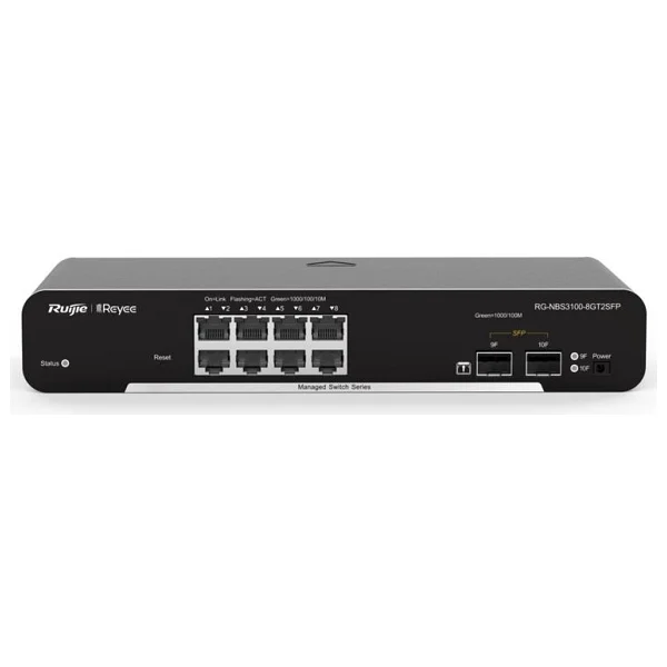Ruijie Rg-Nbs3100-8gt2sfp 8 Port 10/100/1000 Mbps Gigabit Switch - Görsel 2