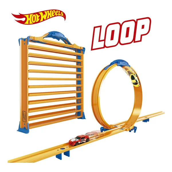 Hot Wheels Racentrack 44 Araba İçin Depolama Rafı Ve Yol Pisti Plastik Malzemeden Üretilmiştir Hwcc9b - Görsel 5