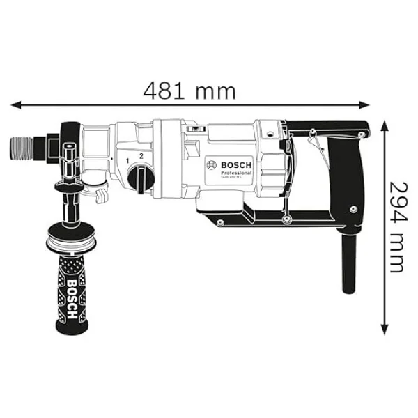 Bosch Gdb 180 We Karot Makinesi - Görsel 2