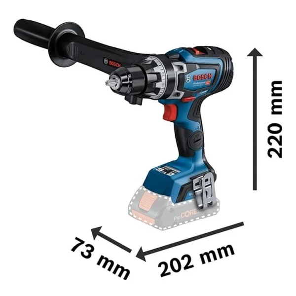 Bosch Gsr 18v-150 C Çift Akülü 8 Ah Vidalama Makinesi - Görsel 3