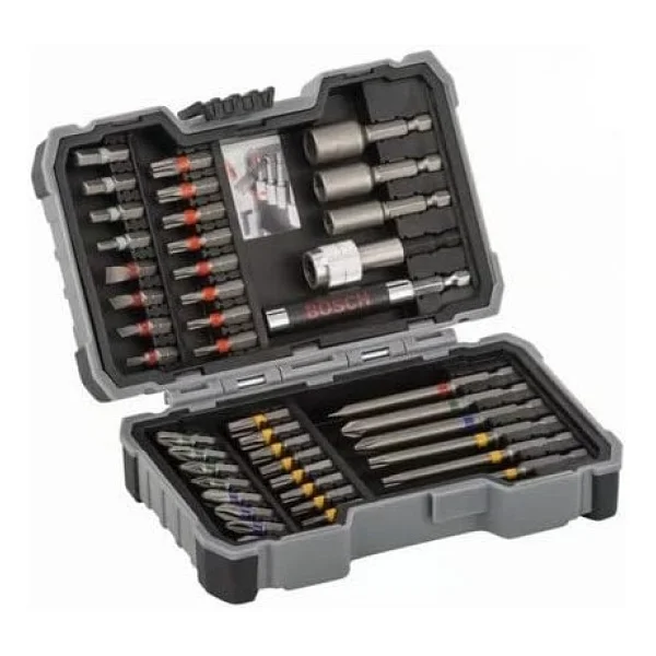Bosch Gsr 18v-50 Çift Akülü Vidalama Makinesi + 43 Parça Set - Görsel 3