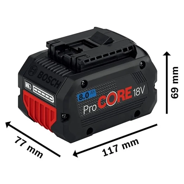 Bosch Procore 18v 8 Ah Yedek Akü - Görsel 3
