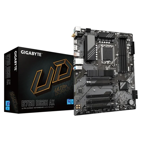Gigabyte B760 Ds3h Ax Wi-Fi Intel Lga1700 DDR5 Atx Anakart - Görsel 3