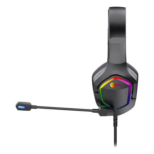 Lenovo Lecoo Ht403 RGB USB Kablolu Kulak Üstü Oyuncu Kulaklığı - Görsel 7