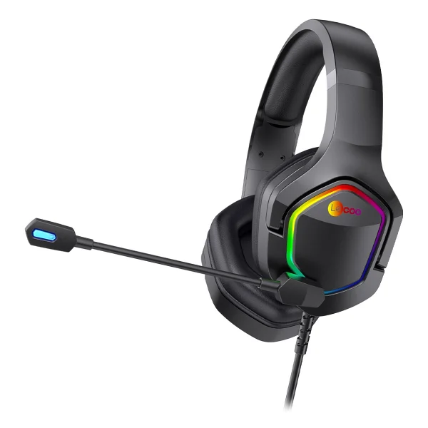 Lenovo Lecoo Ht403 RGB USB Kablolu Kulak Üstü Oyuncu Kulaklığı - Görsel 9