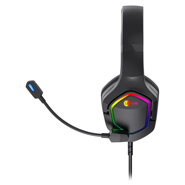 Lenovo Lecoo Ht403 RGB 3.5mm/USB Kablolu Kulak Üstü Oyuncu Kulaklığı - Görsel 8