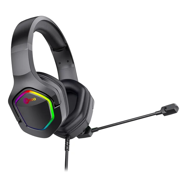 Lenovo Lecoo Ht403 RGB 3.5mm/USB Kablolu Kulak Üstü Oyuncu Kulaklığı - Görsel 9