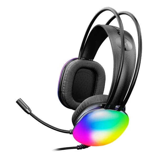 Lenovo Lecoo Ht409 Siyah RGB USB Kablolu Kulak Üstü Oyuncu Kulaklığı - Görsel 10