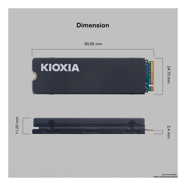 Kioxia Exceria Lsc11k4t09g8 Pcı-Express 4.0 4 TB M.2 SSD - Görsel 6