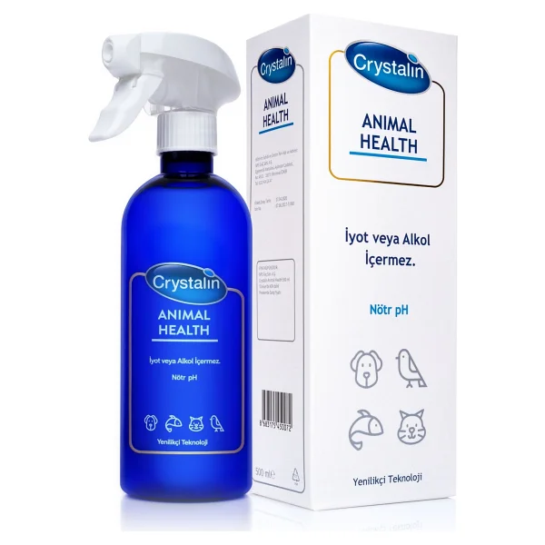 Crystalin Animal Health 500 Ml Yara Bakım Solüsyonu Hassas Ciltler İçin Etkili Temizlik - Görsel 4