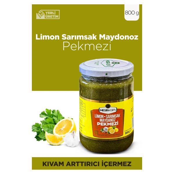 Mesir-İ Şifa Limon Sarımsak Maydonoz Pekmezi 800 Gr - Görsel 2