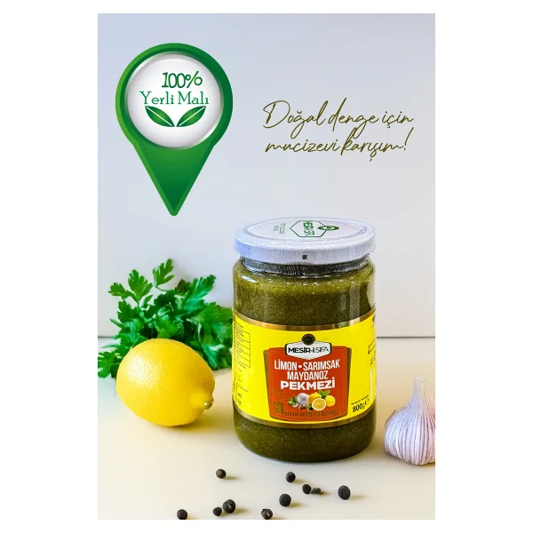 Mesir-İ Şifa Limon Sarımsak Maydonoz Pekmezi 800 Gr - Görsel 4