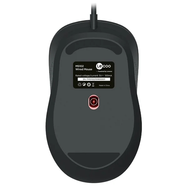 Lenovo Lecoo Ms102 Ergonomik Optik Kablolu Mouse - Görsel 10