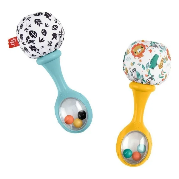 Fisher-Price Neşeli Marakas Diş Kaşıyıcıları Eğlenceli Tasarım Bpa İçermeyen Güvenli Materyal - Görsel 4
