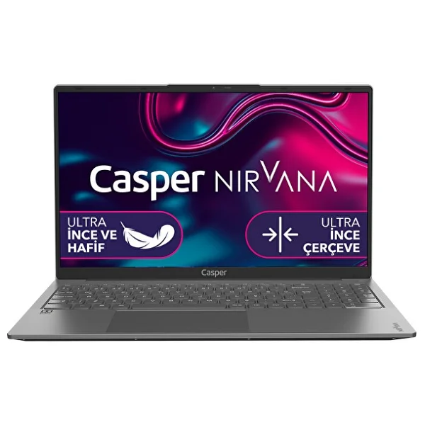Casper Nirvana X600.1270-Be00a-G-F İ7-12700h 16 GB 500 GB SSD Iris Xe Graphics 15.6" W11h Full HD Notebook - Görsel 2