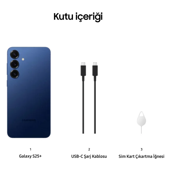 Samsung Galaxy S25 Plus 256 GB Lacivert - Görsel 3