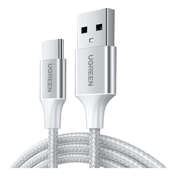 Ugreen 60409 3 M Beyaz USB To Type-C Hızlı Şarj Kablosu - Görsel 6