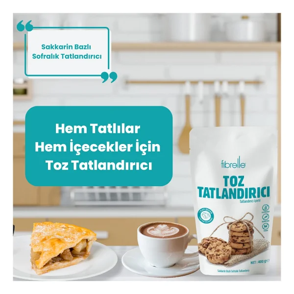 Fibrelle Toz Tatlandırıcı 400 Gr - Görsel 3