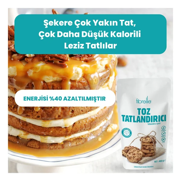 Fibrelle Toz Tatlandırıcı 400 Gr - Görsel 7