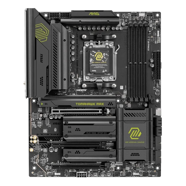 Msı Mag B850 Tomahawk Max Wi-Fi AMD Am5 DDR5 Atx Anakart - Görsel 2