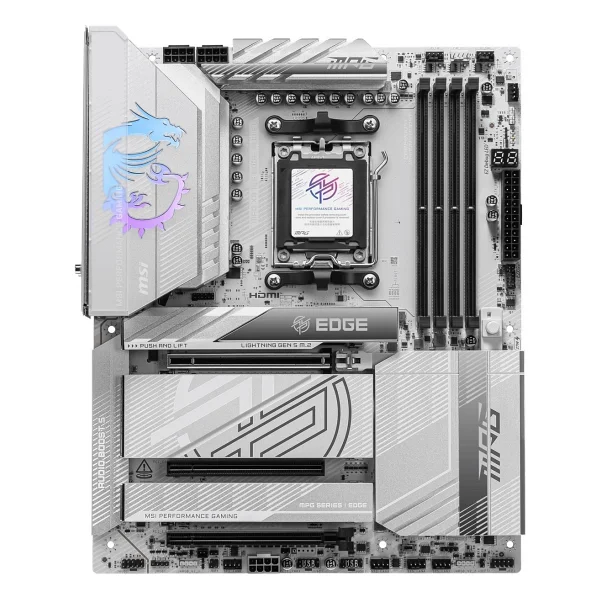 Msı Mpg X870e Edge Tı Wi-Fi AMD Am5 DDR5 Atx Anakart - Görsel 6