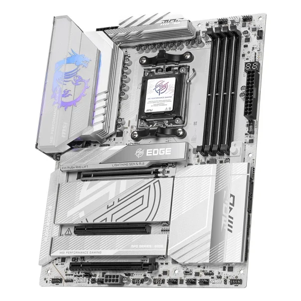 Msı Mpg X870e Edge Tı Wi-Fi AMD Am5 DDR5 Atx Anakart - Görsel 3