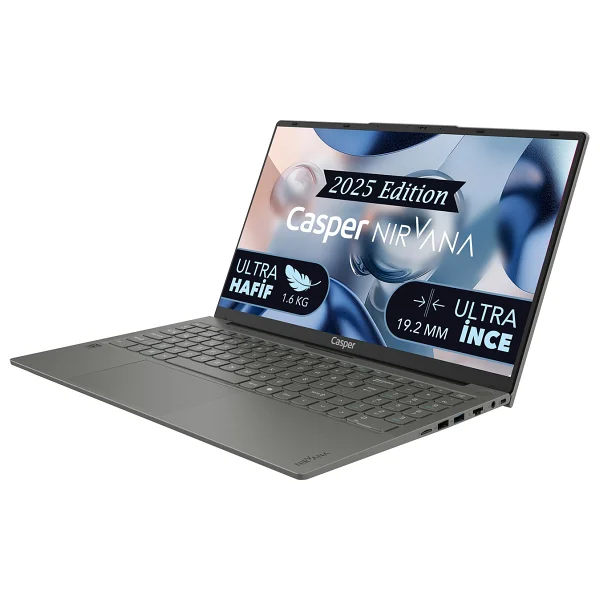 Casper Nirvana X600.7430-Bv00x-G-F Ryzen 5 7430u 16 GB 500 GB SSD Radeon Graphics 15.6" Full HD Notebook - Görsel 2