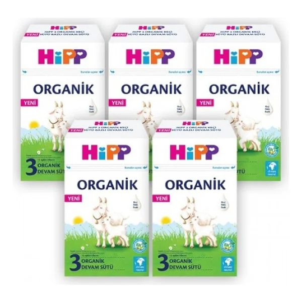 Hipp Organik 3 Keçi Sütü Bazlı Devam Sütü 400 Gr 5 Adet - Görsel 2