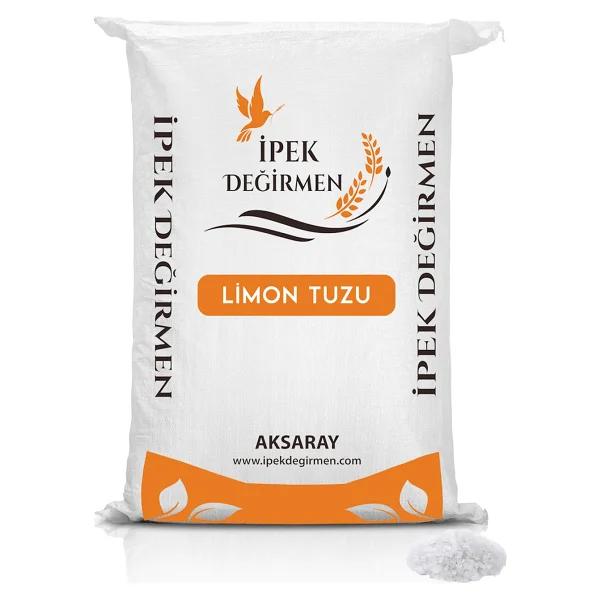 İpek Değirmen Baharat Çeşni Limon Tuzu Salata Yemek İçin İdeal 2 KG