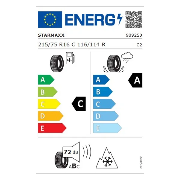 Starmaxx Vanmaxx A/S 215/75 R16c 116/114r 4 Mevsim Lastik - Görsel 5