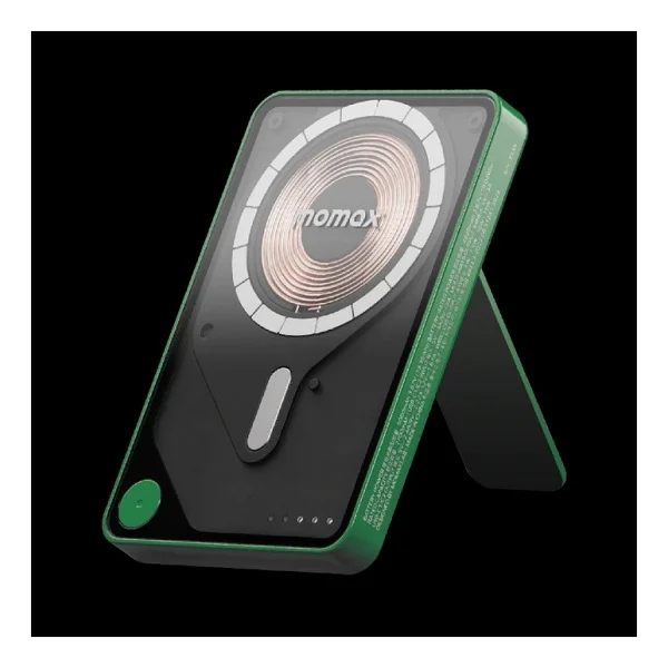 Momax 1-Power X Pro Yeşil 5000 mAh Hızlı Şarj Kablosuz Powerbank