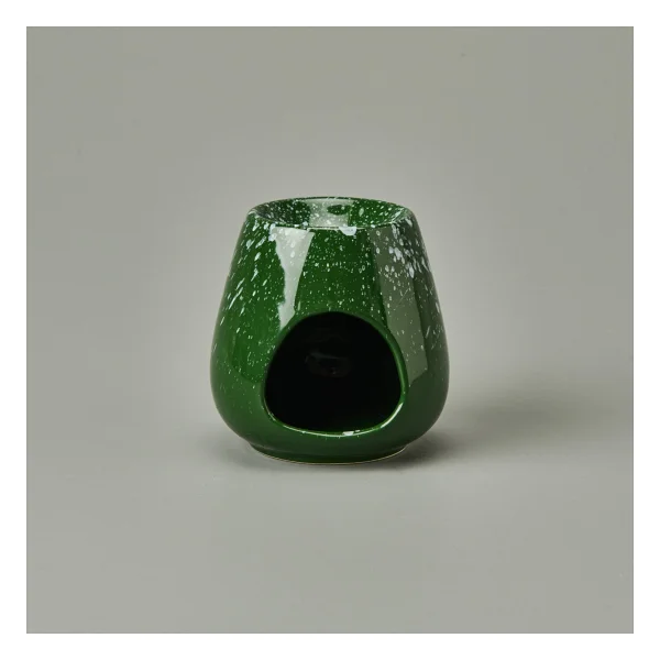 Evidea Deco Enyo Seramik Buhurdanlık - Yeşil - 11 Cm - Görsel 3