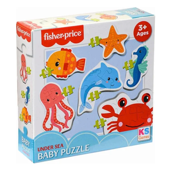 Fisher Price Baby Under Sea 6 In 1 Puzzle - Görsel 3