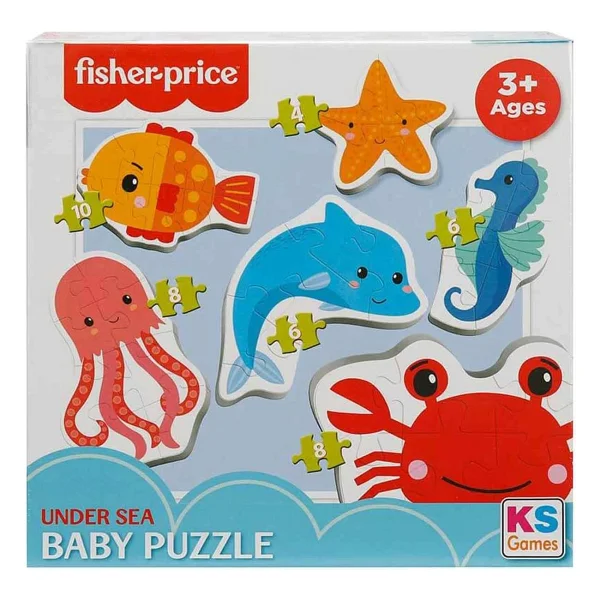 Fisher Price Baby Under Sea 6 In 1 Puzzle - Görsel 2
