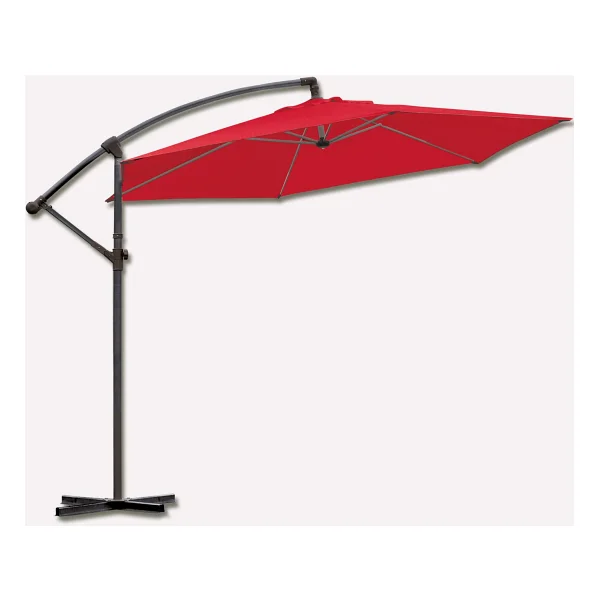 Sunfun Parasol Şemsiye Kırmızı 300 Cm - Görsel 2
